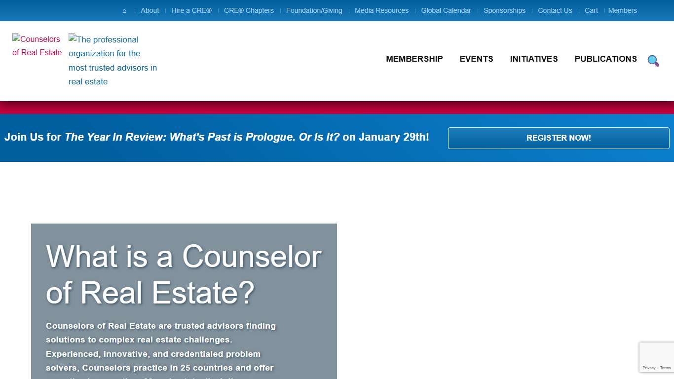The Counselors of Real Estate - Counselors of Real Estate